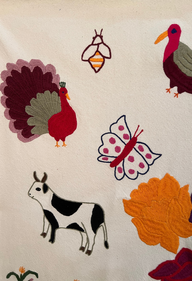 Embroidered Art: Ganados