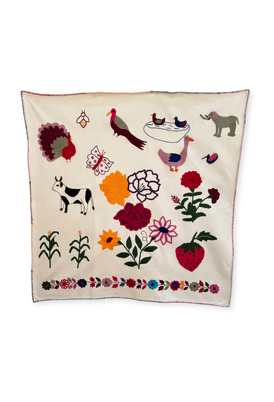 Embroidered Art: Ganados