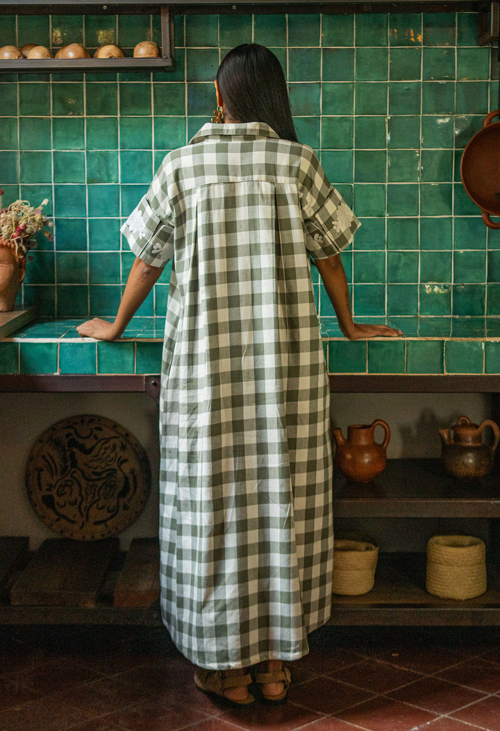 Emilia Gingham Verde