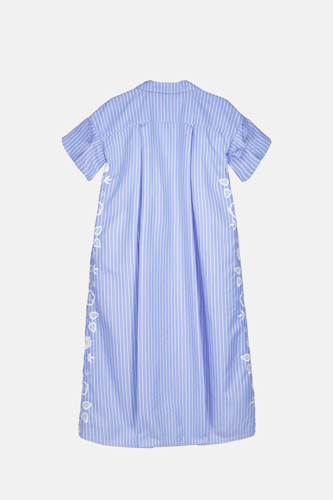 Emilia Rayas Azules Midi Dress