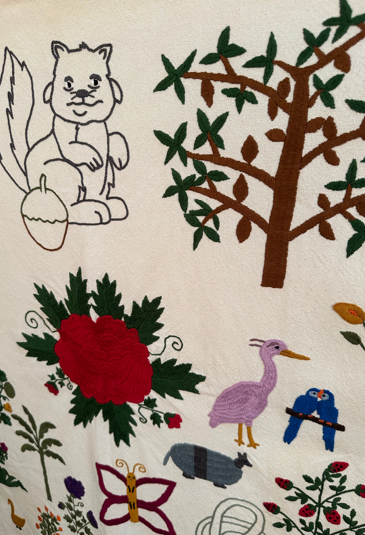 Embroidered Art: En el Campo