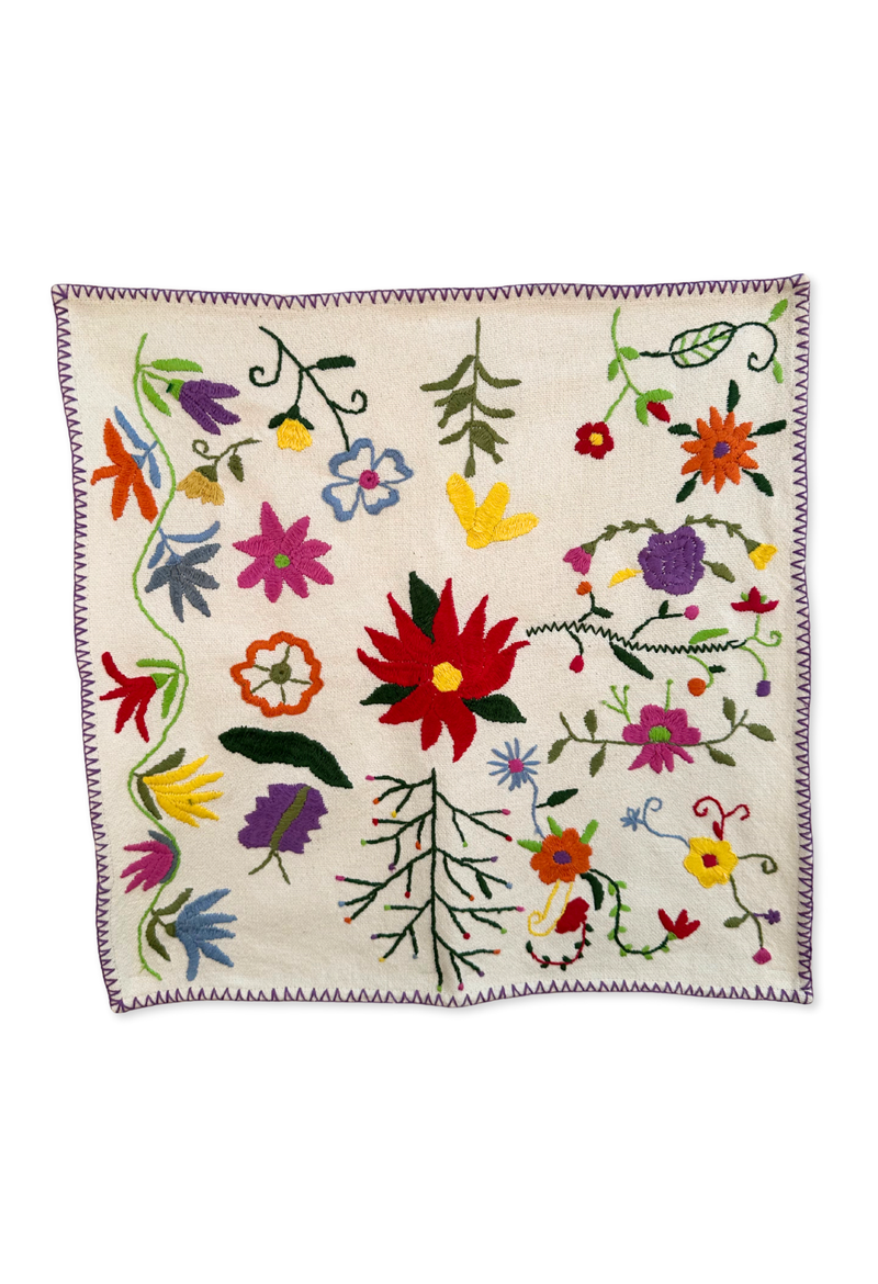 Embroidered Art: Felicidad