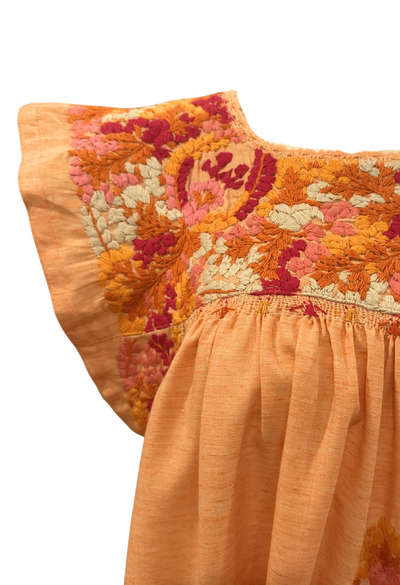 Flores Blouse Blouse Flores Orange Blouse Flores Orange Blouse