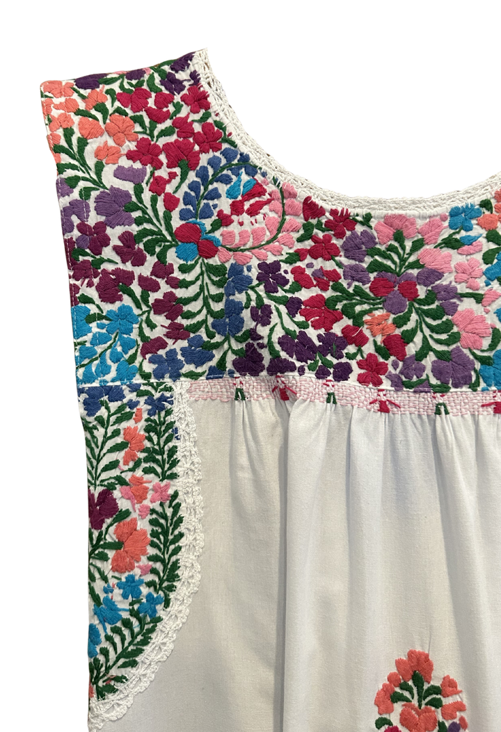 Flores Short Dress Dress Flores White and Feliz Short Dress Flores White and Feliz Short Dress