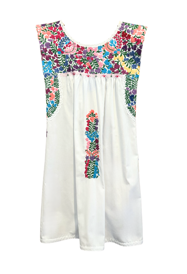Flores Short Dress Dress Flores White and Feliz Short Dress Flores White and Feliz Short Dress