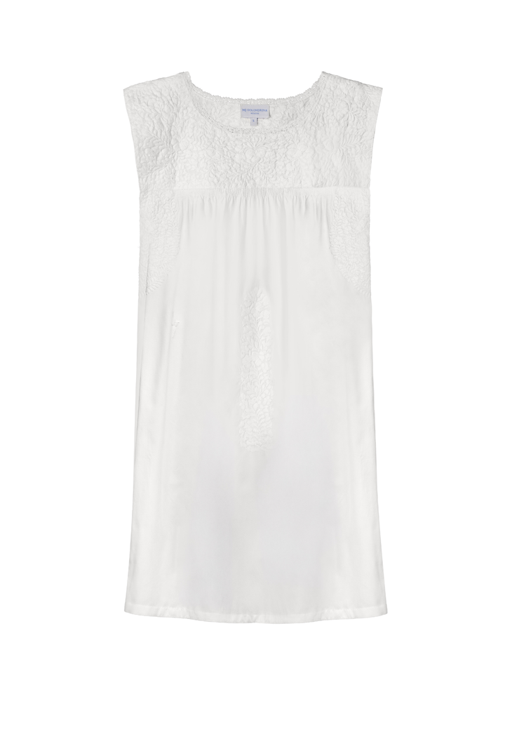Flores Short Dress Dress Flores Classic White Short Dress Flores Classic White Short Dress | Mi Golondrina