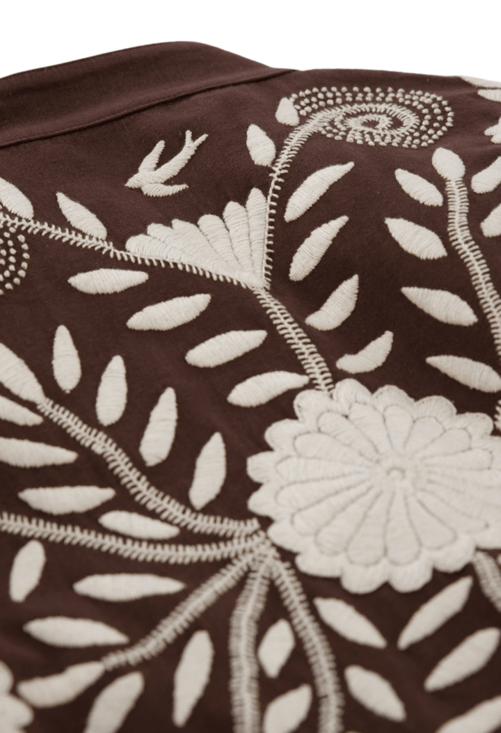 Francisca Café Midi Dress