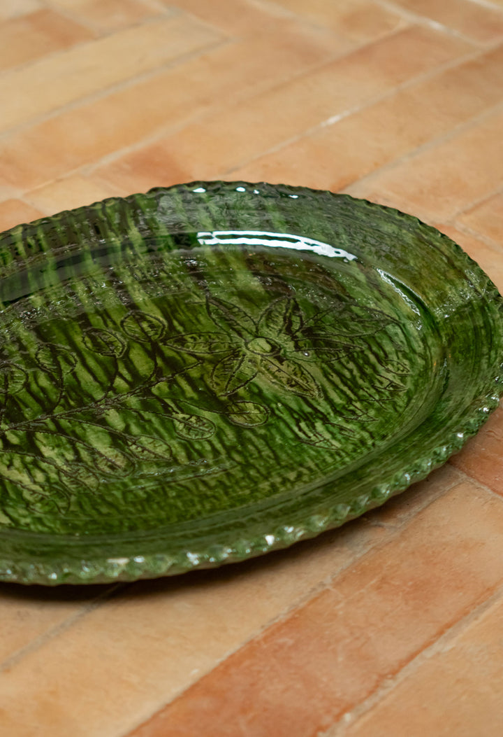 Plato Ceramico Floral