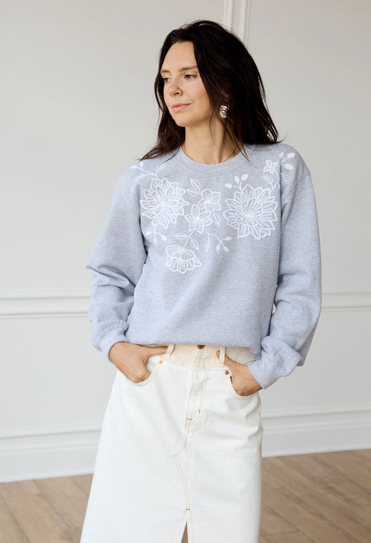 Blanca Floral Sweatshirt