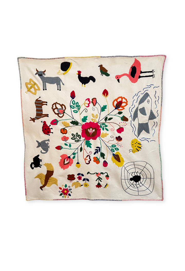 Embroidered Art: Hermelinda