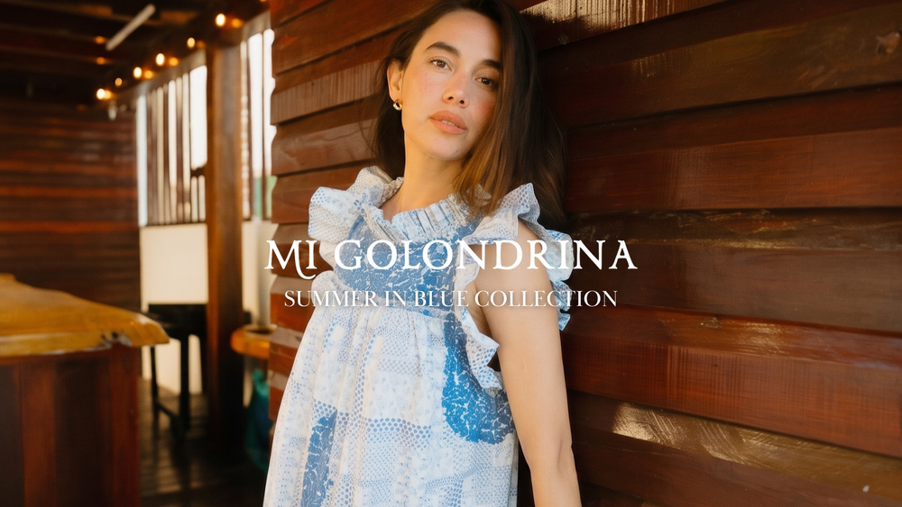 sachin and babi light blue dress Mi Golondrina