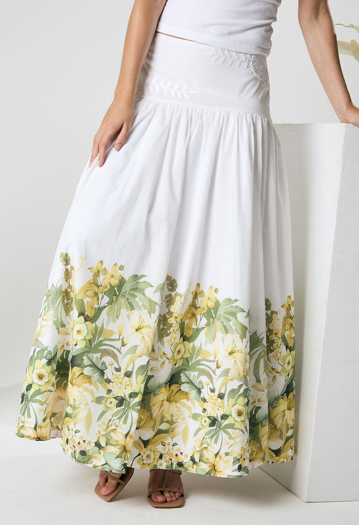 Esmeralda Falda Vendedora de Flores