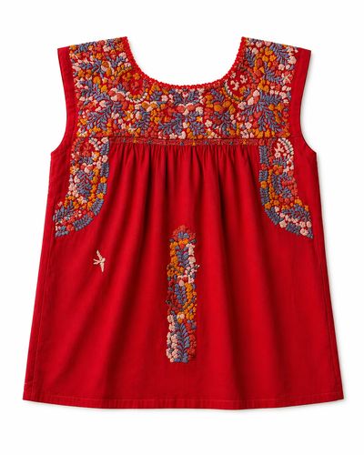Flores Blouse Blouse Flores Coral Blouse Flores Coral Blouse | Mi Golondrina
