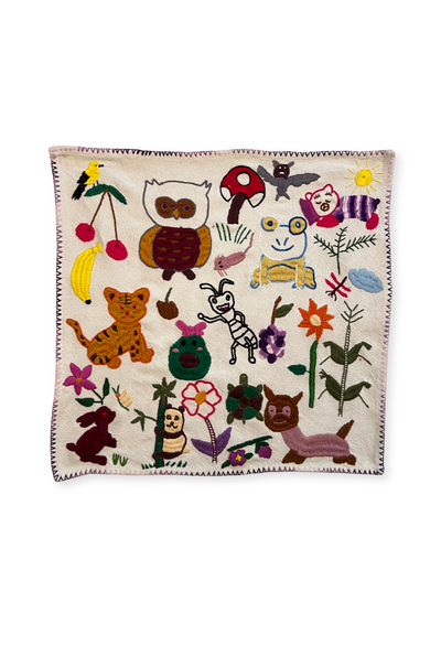 Embroidered Art: Juana