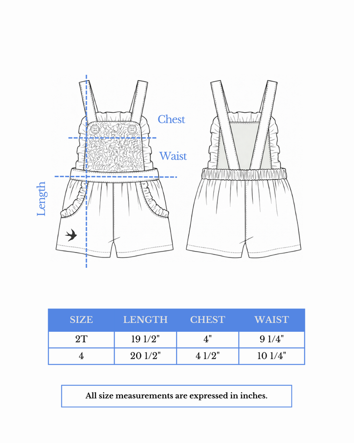 Lula Jumper Childrens Lula Periwinkle Floral Girl Short Jumper Lula Periwinkle Floral Girl Short Jumper