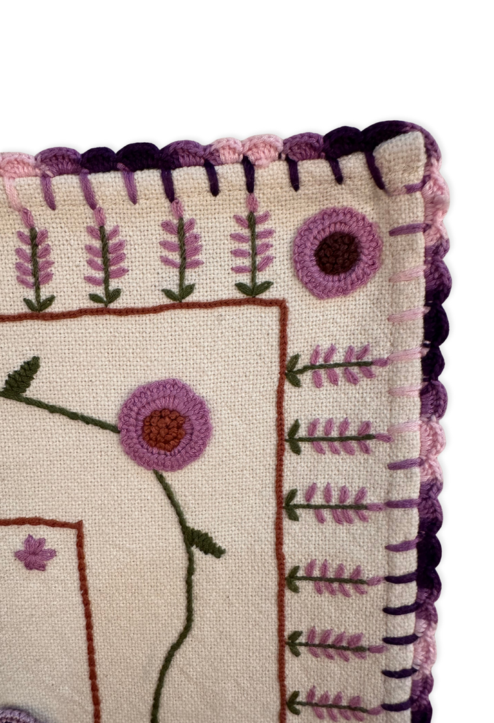 Embroidered Art: Lavanda