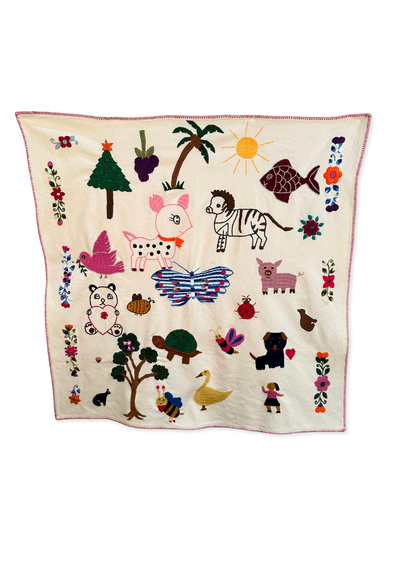 Embroidered Art: Lo Que Vi Pasando