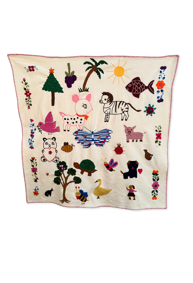 Embroidered Art: Lo Que Vi Pasando