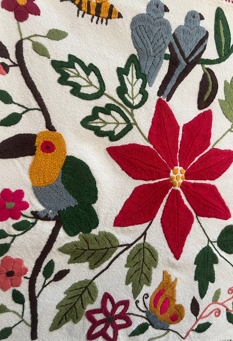 Embroidered Art: Nochebuena