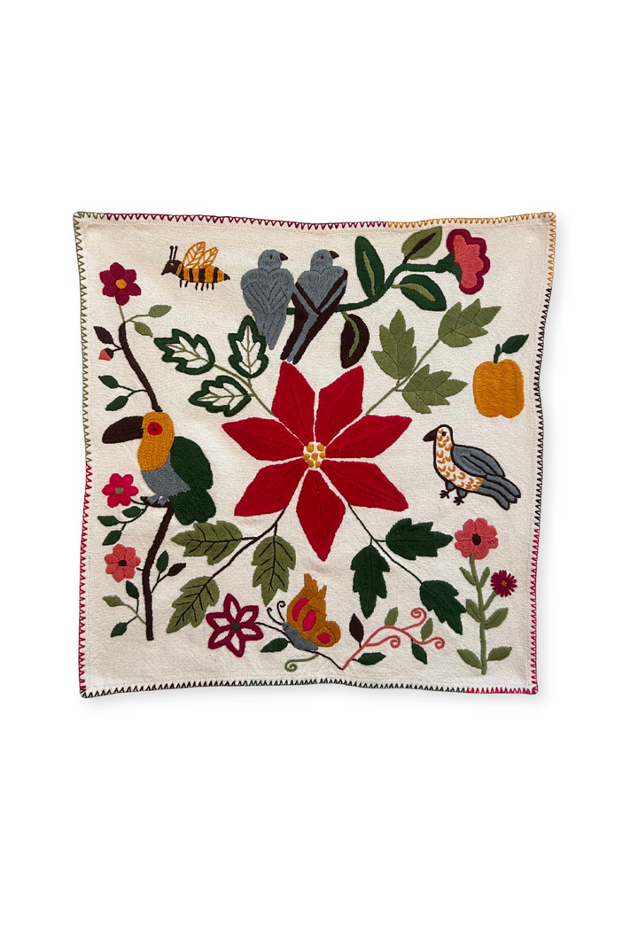 Embroidered Art: Nochebuena