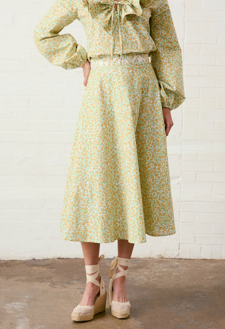 Lupita Amarillo Floral