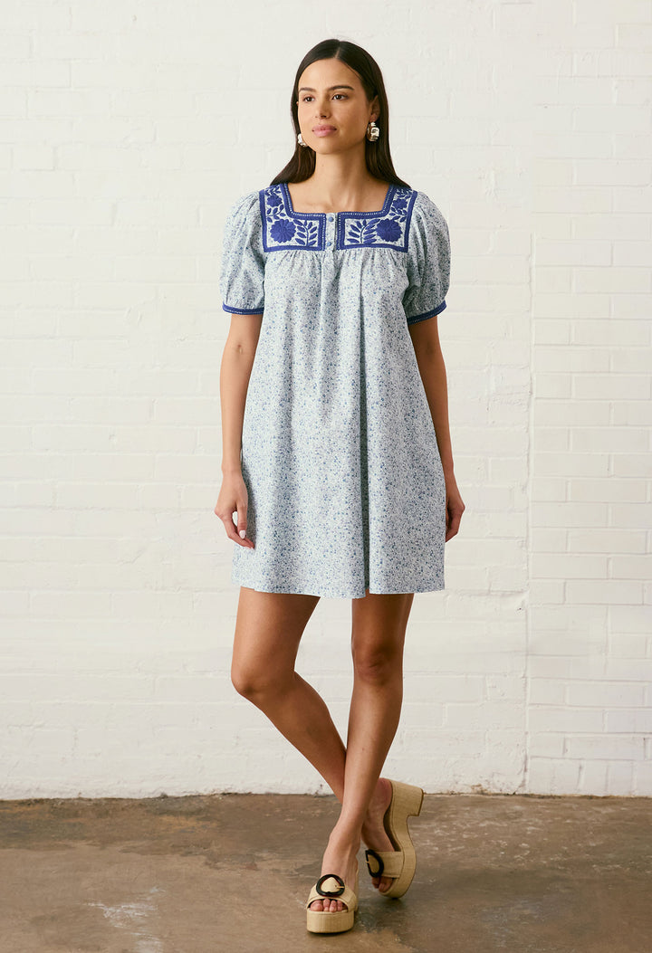 Maria Botones Azul Primavera