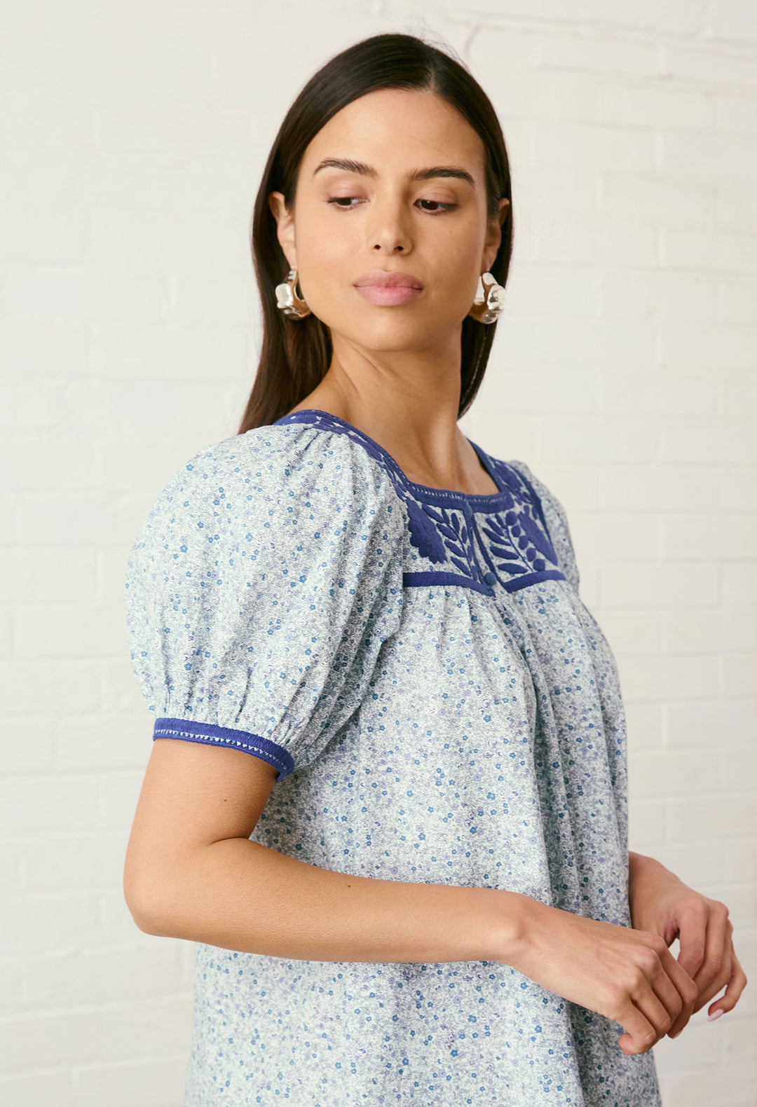 Maria Botones Azul Primavera