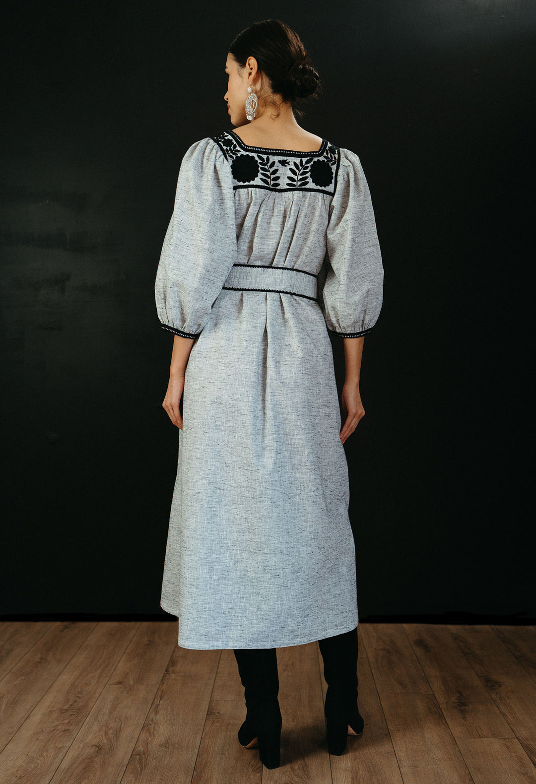 Marta Gris Midi Dress