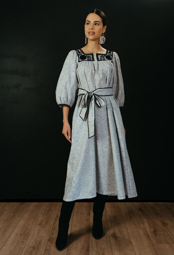 Marta Gris Midi Dress