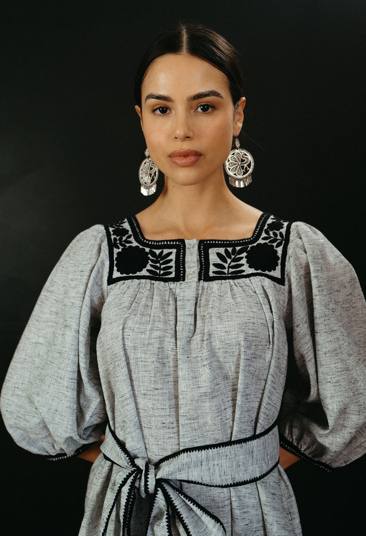 Marta Gris Midi Dress