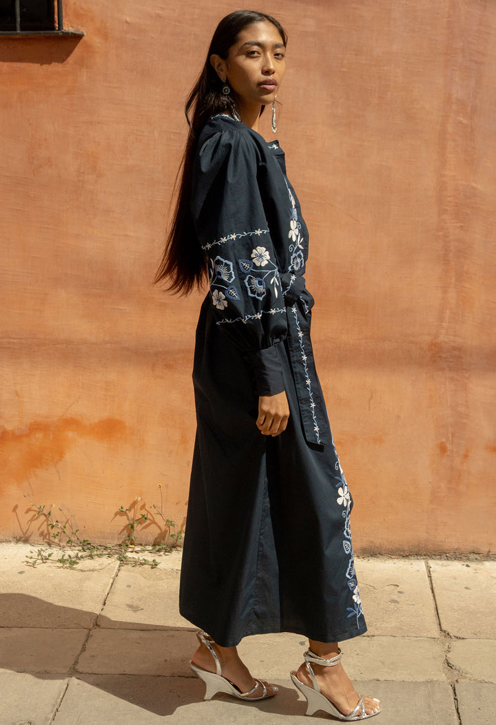 Martina Floral Invierno Long Dress