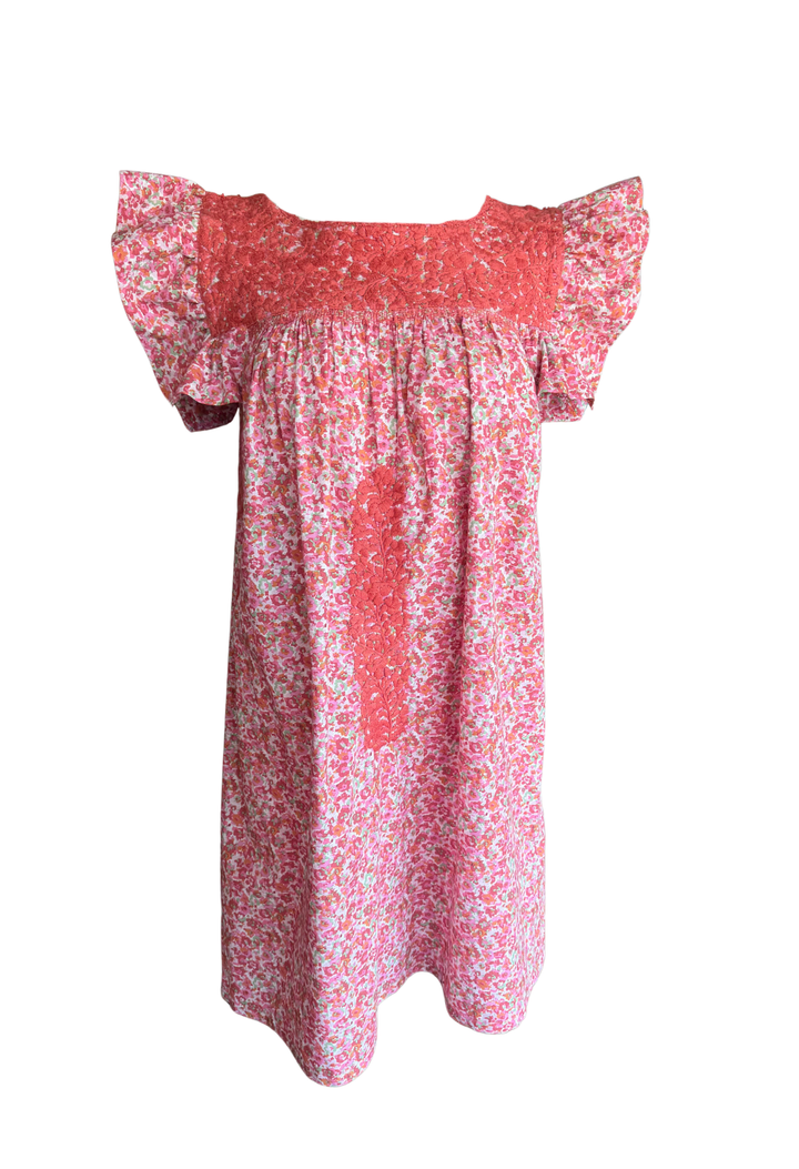 Soledad Short Dress Dress Soledad Floral Pink Short Dress Soledad Floral Pink Short Dress