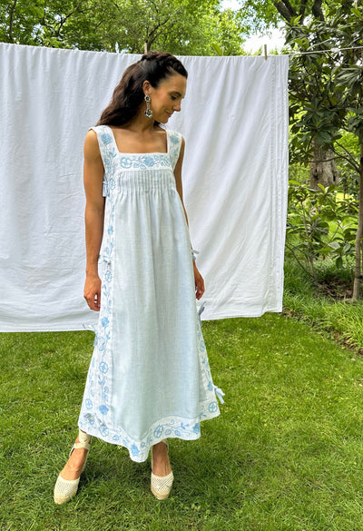 Mia Azul midi embroidered dress