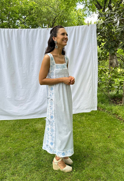 Mia Azul midi embroidered dress