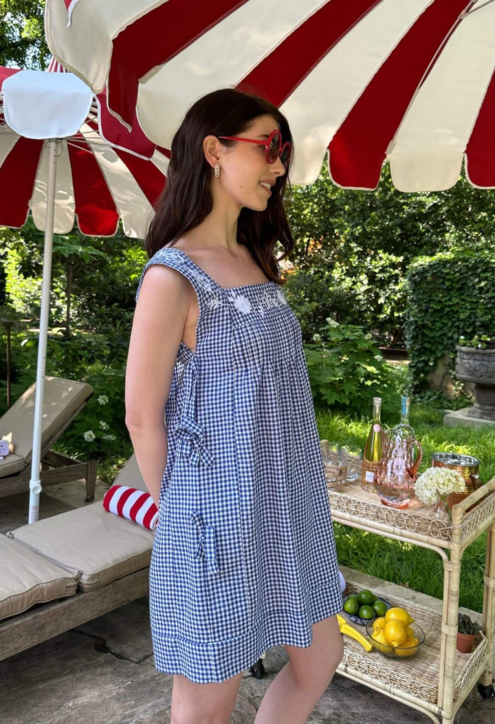 Mia Azul Gingham Short Dress