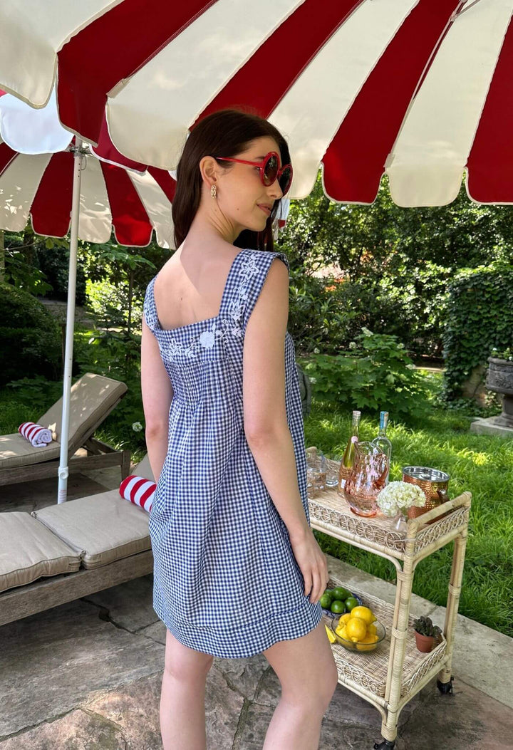 Mia Azul Gingham Short Dress