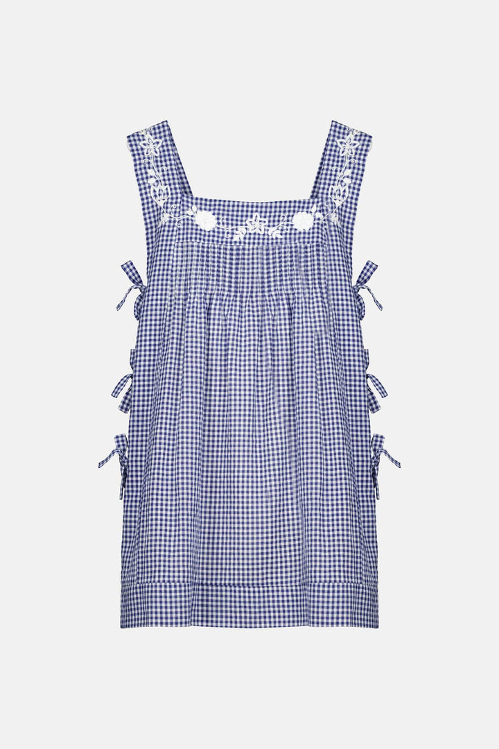 Mia Azul Gingham Short Dress
