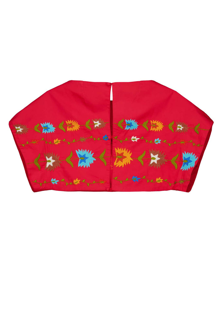 Natalia Red Set Top Back