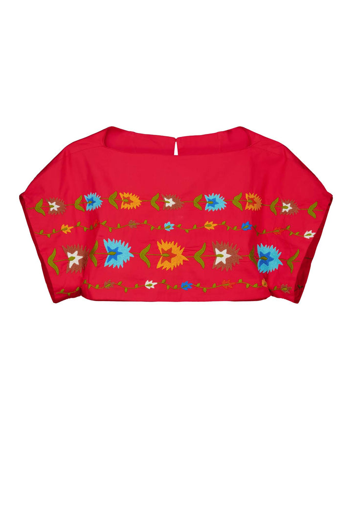 Natalia Red Set Top Front