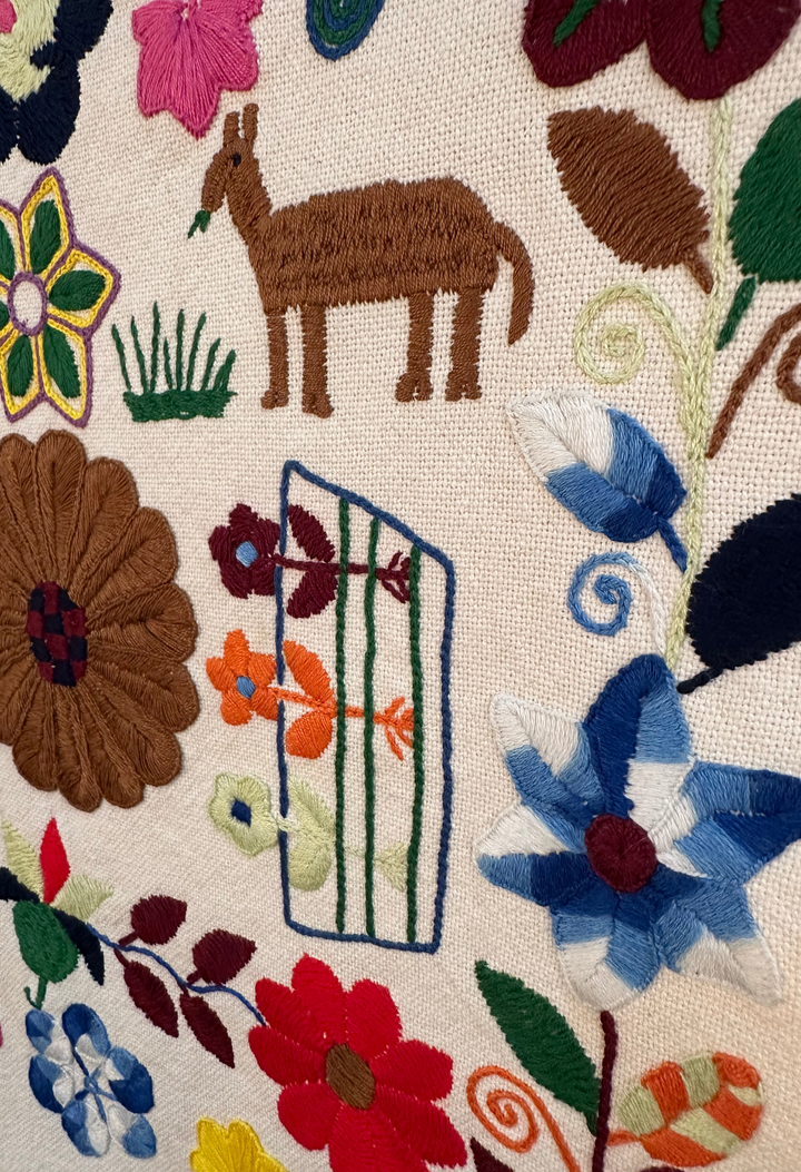 Embroidered Art: Piña