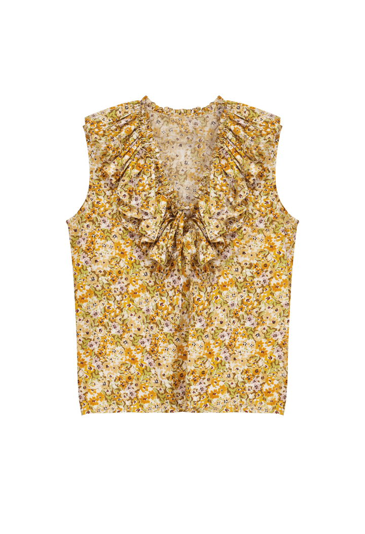Regina Amarilla Floral Blouse