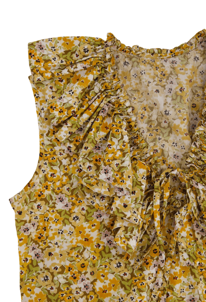 Regina Amarilla Floral Blouse