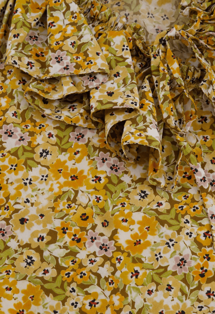 Regina Amarilla Floral Blouse