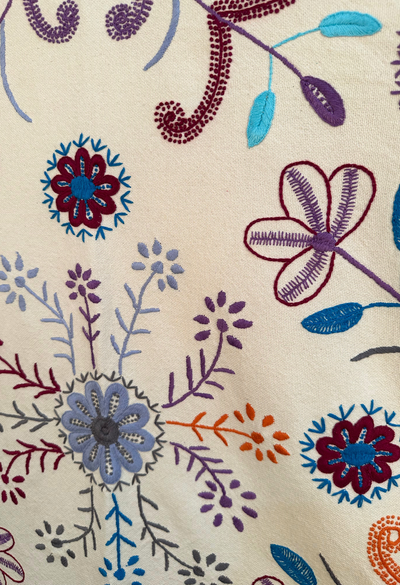 Embroidered Art: Reyna