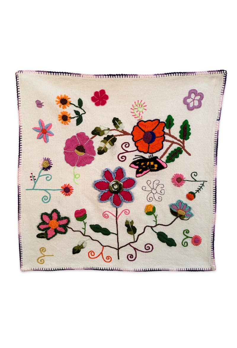 Embroidered Art: Rosas Bordadas