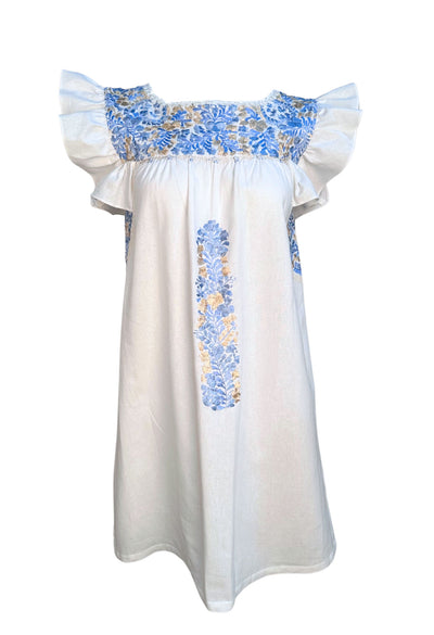 Soledad Blanca y Azul Seda