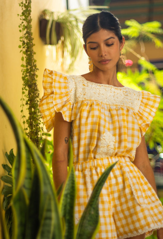 Soledad Gingham Amarillo