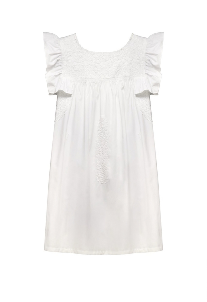 Soledad White Short Dress
