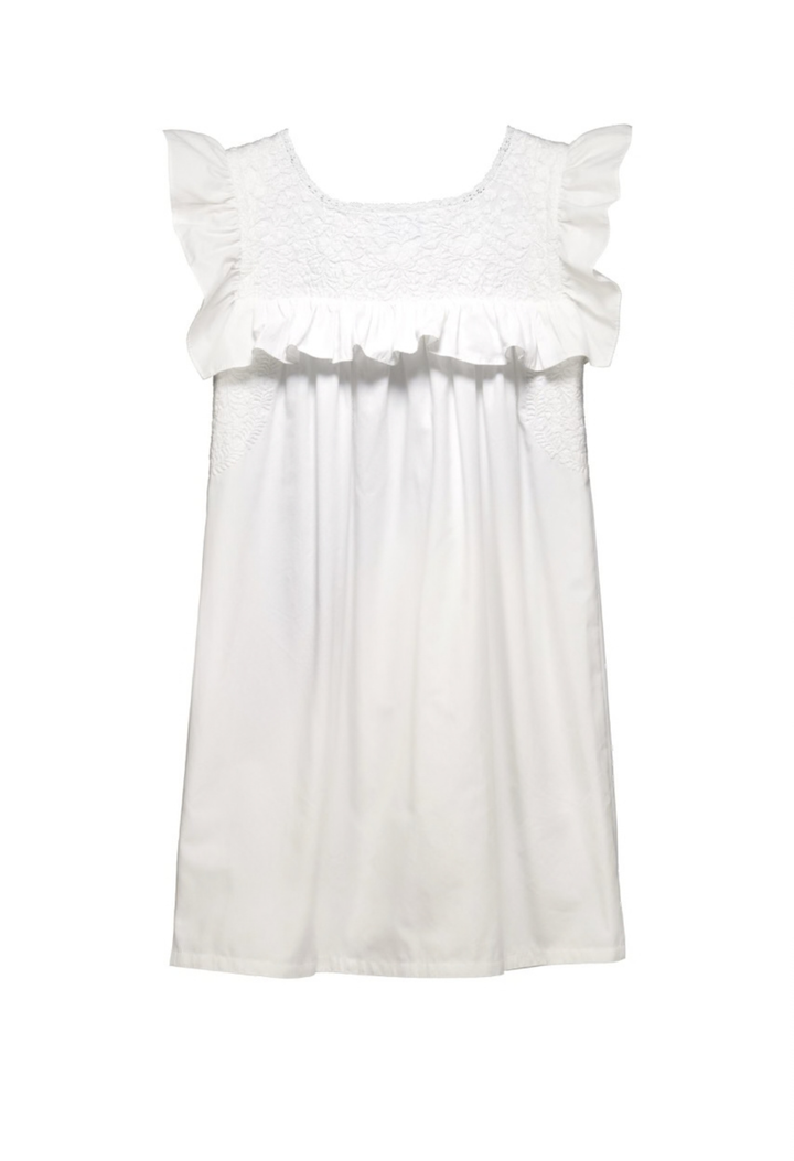 Soledad White Short Dress