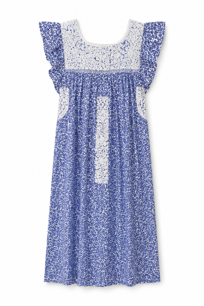 Soledad Midi Dress Dress Soledad Blue Floral Midi Dress Soledad Blue Floral Midi Dress